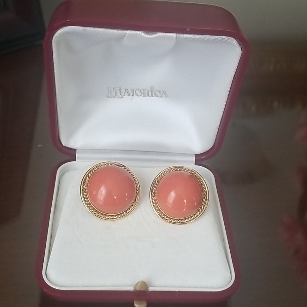 Coral Earrings in 14KT gold